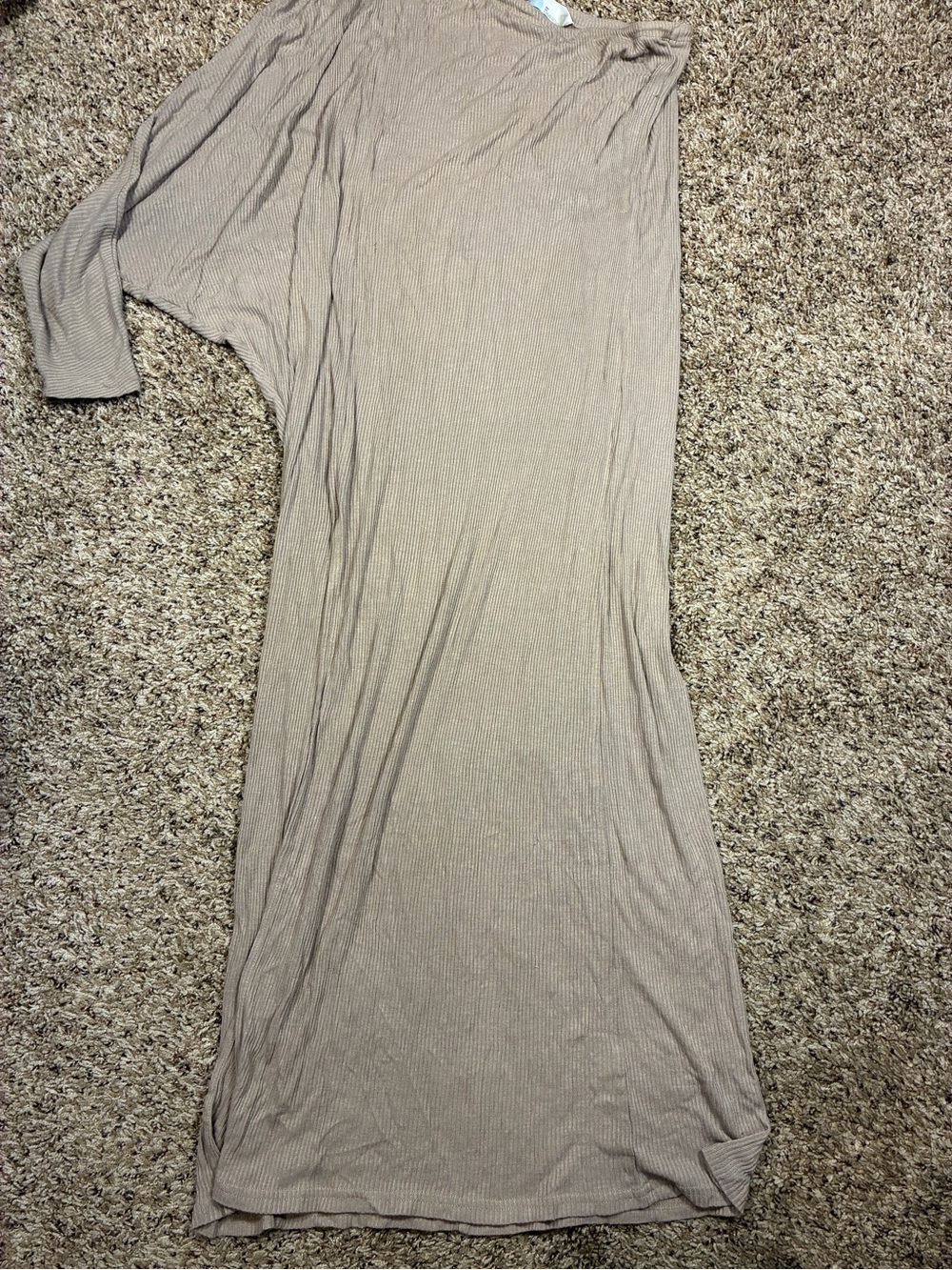 Free People Beach Kara Ribbed One Shoukder Midi Dress - Picture 4 of 16